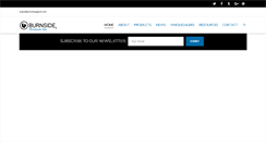 Desktop Screenshot of burnsideapparel.com